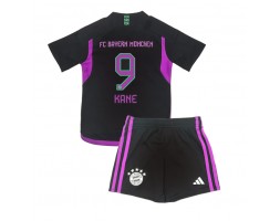 Bayern Munich Harry Kane #9 Vieras Pelipaita Lasten 2023-24 Lyhyet Hihat (+ Lyhyet housut)