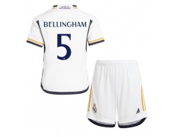 Real Madrid Jude Bellingham #5 Koti Pelipaita Lasten 2023-24 Lyhyet Hihat (+ Lyhyet housut)