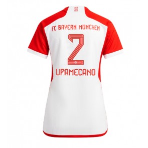 Bayern Munich Dayot Upamecano #2 Kotipaita Naisten 2023-24 Lyhyet Hihat