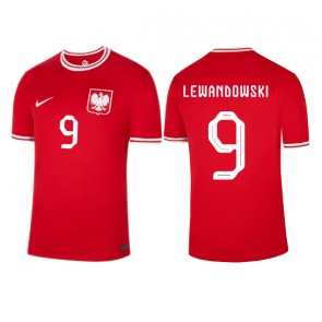 Puola Robert Lewandowski #9 Vieraspaita EM-Kisat 2020 Lyhyet Hihat