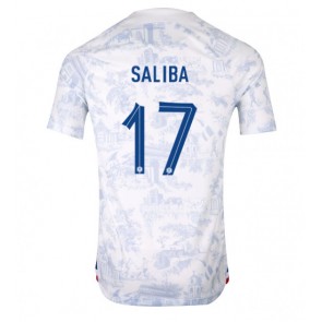Ranska William Saliba #17 Vieraspaita EM-Kisat 2020 Lyhyet Hihat