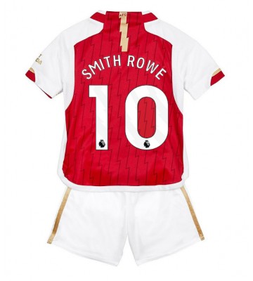 Arsenal Emile Smith Rowe #10 Koti Pelipaita Lasten 2023-24 Lyhyet Hihat (+ Lyhyet housut)