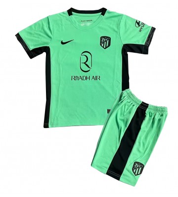 Atletico Madrid Kolmas Pelipaita Lasten 2023-24 Lyhyet Hihat (+ Lyhyet housut)