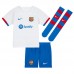 Barcelona Raphinha Belloli #11 Vieras Pelipaita Lasten 2023-24 Lyhyet Hihat (+ Lyhyet housut)
