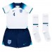 Englanti Declan Rice #4 Koti Pelipaita Lasten EM-Kisat 2020 Lyhyet Hihat (+ Lyhyet housut)